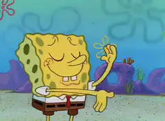 SpongeBob snapping fingers