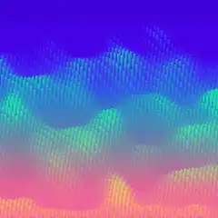 Colorful 3D Wave Animation