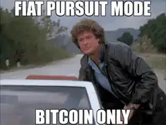 David Hasselhoff Fiat Pursuit Mode Bitcoin Only