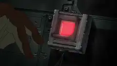 Pilot presses red button in cockpit