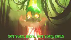 Not Your Keys Not Your Corn Skull