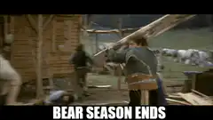 Bear Season Ends