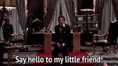 Say hello to my little friend!
