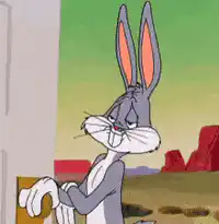 Bugs Bunny laughing