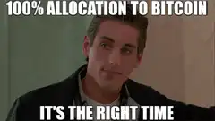 100% Allocation To Bitcoin It's The Right Time