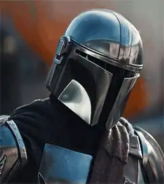 The Mandalorian helmet turn