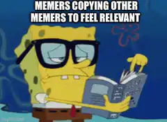 Spongebob reading meme