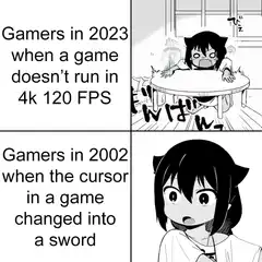 Gamers in 2023 vs 2002