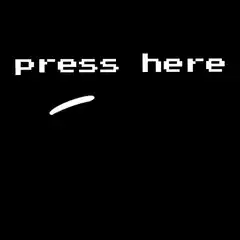 press here arrow lightning bolt