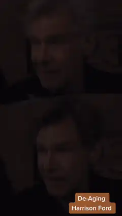 Harrison Ford De-Aging Comparison