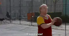 Rain dance basketball