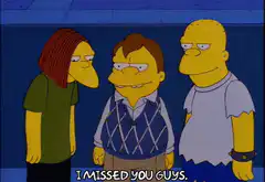 Nelson misses you guys