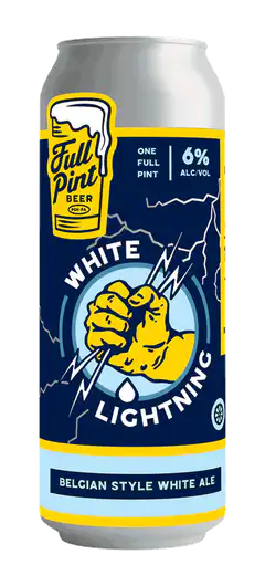 Full Pint Beer White Lightning can