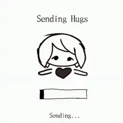 Sending Hugs loading bar