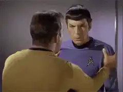 Spock confused by Kirk