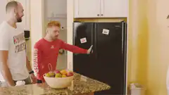 Man opens fridge and gets blasted by light