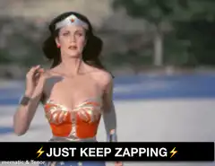 Lynda Carter Wonder Woman Just Keep Zapping