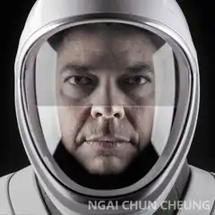 Astronaut Helmet Visor Fades