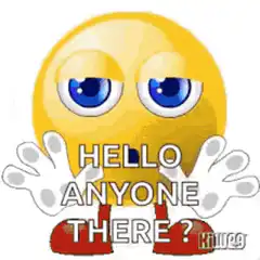 Hello Anyone There Emoji