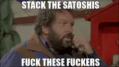 Jack Nicholson Stack the Satoshis Fuck These Fuckers
