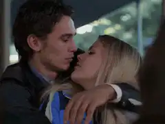James Franco and Amanda Seyfried laughing