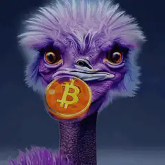 Purple Ostrich Bitcoin Lightning