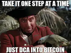 Take it one step at a time just DCA into Bitcoin