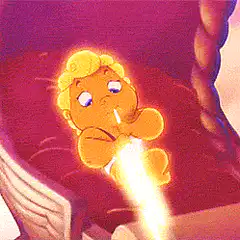 Baby glowing and getting electrocuted