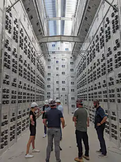 Group touring nuclear reactor core