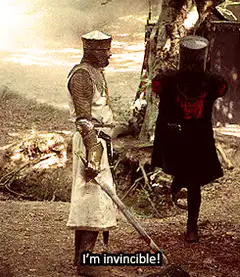 I'm invincible! knight and squire