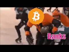 Bitcoin player crashes into Banks