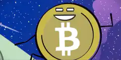 Bitcoin coin says good morning and flies to the moon