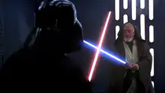 Darth Vader vs Obi-Wan lightsaber duel