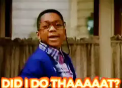 Did I do that? Martin
