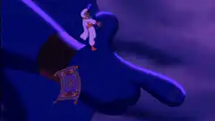 Jafar transforms into a giant snake