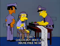 Simpsons lie detector test free to go