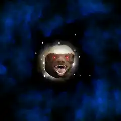Honey Badger Glowing Eyes Explosion