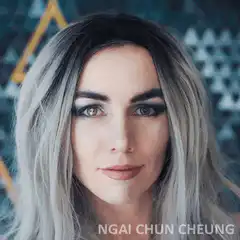 Woman's face zooming into her eye