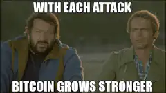With Each Attack Bitcoin Grows Stronger
