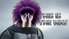 Vulture head on Grogu This Is The Way