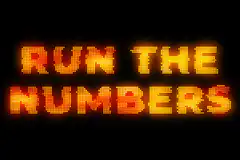 Run the Numbers Do the Math LED Text