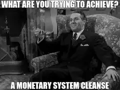 What Are You Trying To Achieve? A Monetary System Cleanse