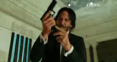 John Wick reloading gun