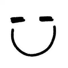 simple black smiley face