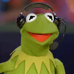 Kermit the Frog with Headset