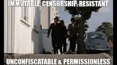 Three Men Sneaking Up on a House