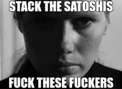 Stack the Satoshis Fuck These Fuckers