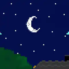pixel art sun rising