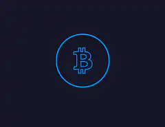 Bitcoin logo morphing into hex code