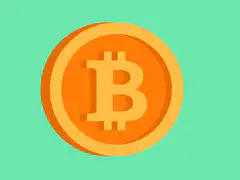Bitcoin coin spinning